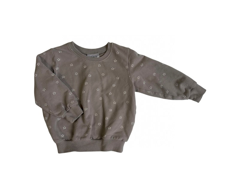 Mebie Baby Grey Sweatshirt with Stars